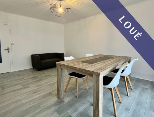 Appartement T2 meublé de 47,10 m² avec Balcon et Place de parking - QUIMPER Cap Horn