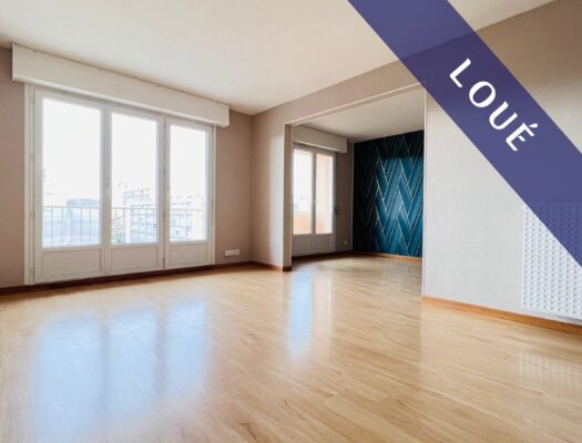 QUIMPER Ouest - Appartement T3 Bis de 77 M² AVEC BALCON ET LOGGIA